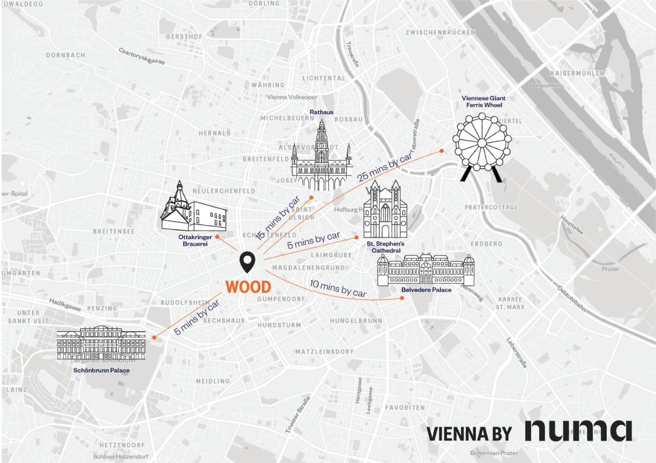 Numa L Wood Rooms & Apartments Viena Exterior foto